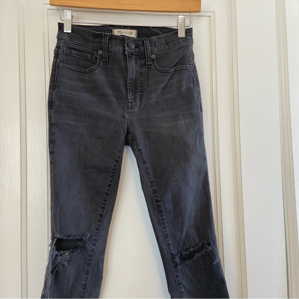 Madewell High Rise Skinny distressed jeans - Picture 3 of 7